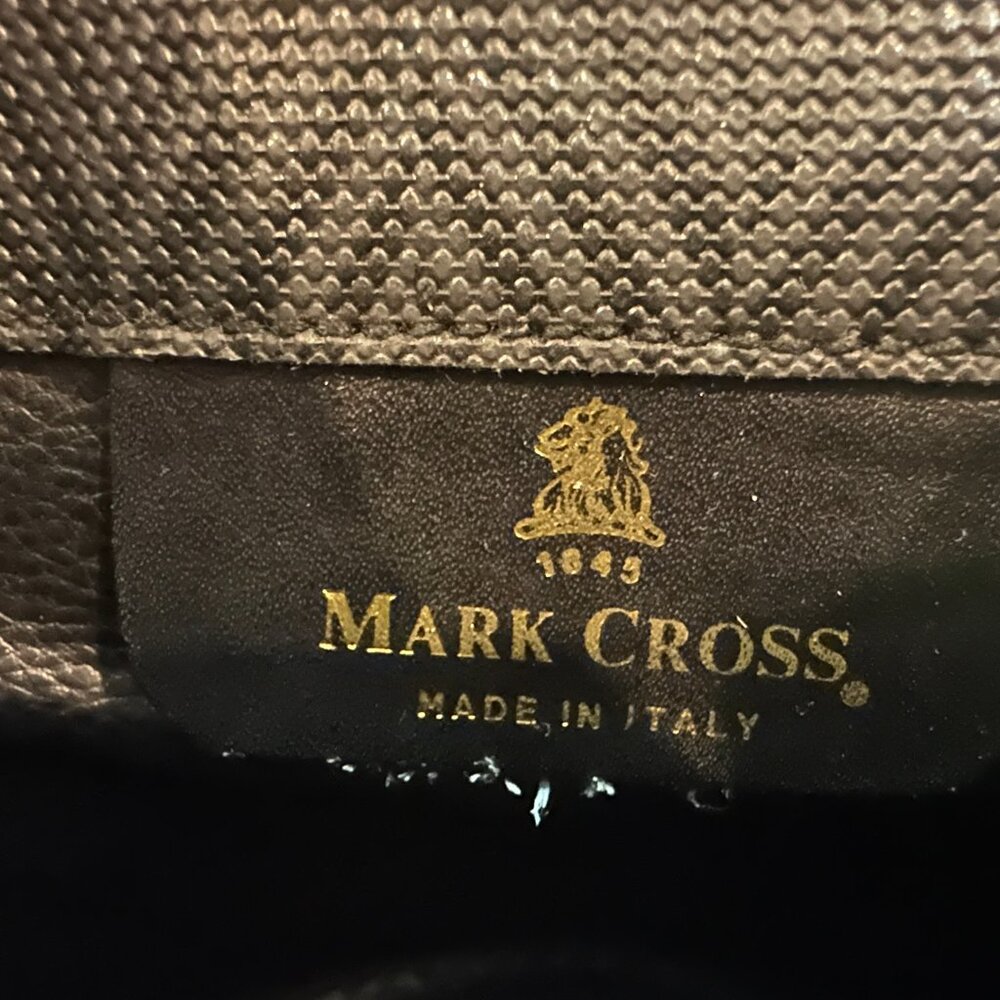 👜 Mark Cross Black Herringbone Crossbody Bag - Picture 12 of 13
